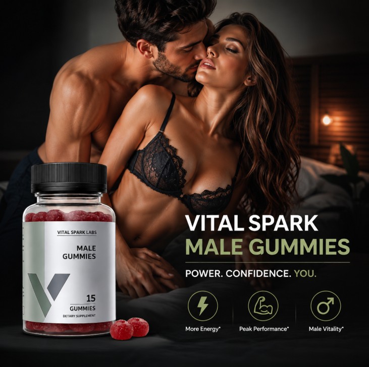 Vital Spark Male Gummies lifestyle banner